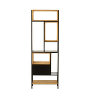 Vakkenkast Zwart ijzer S 30x65 cm-Vakkenkasten-J-Line