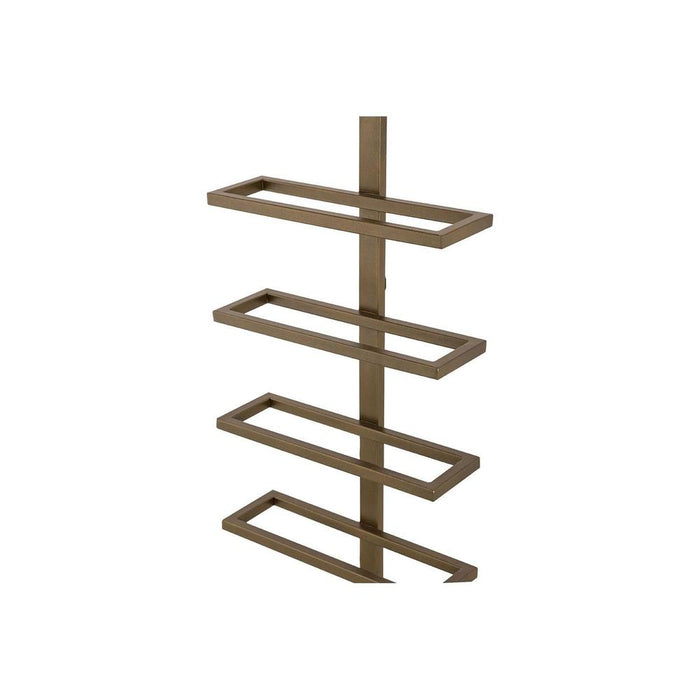 Vakkenkasten Vakkenkast Icon Messing IJzer Wall Wijnrek Verticaal Lagen-Vakkenkasten-PTMD