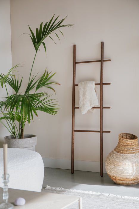 Vazen Ladder Jhon Oak hout Bruin 3.5x52 cm-Vazen-Creating Home