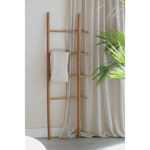 Vazen Ladder Jhon Oak hout Naturel 3.6x52 cm-Vazen-Creating Home