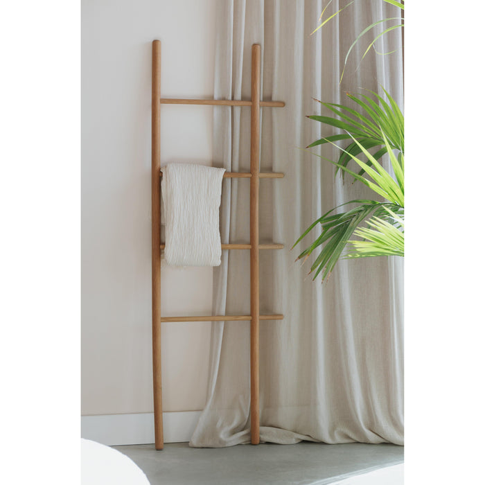 Vazen Ladder Jhon Oak hout Naturel 3.6x52 cm-Vazen-Creating Home