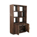 Vitrinekast Jaxx Mangohout Bruin 120x45x200 cm-Vitrinekasten-Livingfurn