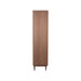 Vitrinekast Jule Walnoot Eiken - 100x49x180 cm-Vitrinekasten-LABEL51