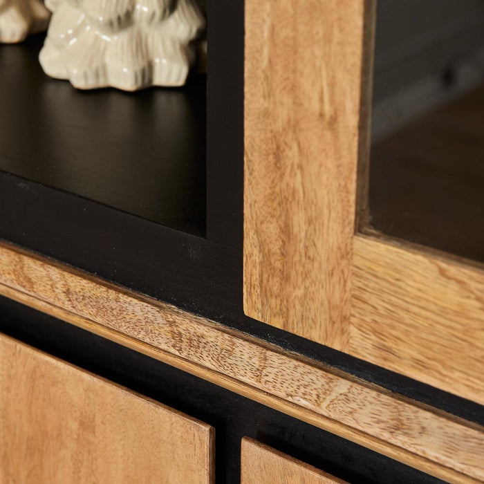 Vitrinekast RichWood - 160 cm-Vitrinekasten-Starfurn