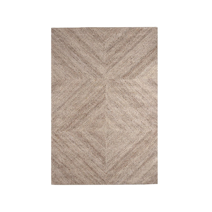 Vloerkleden Blendy - Taupe - Wol-Rechthoekige vloerkleden-LABEL51