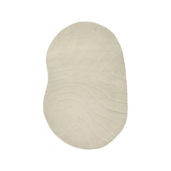 Vloerkleed 160x230 Goa Polyester Taupe-Rechthoekige vloerkleden-LABEL51