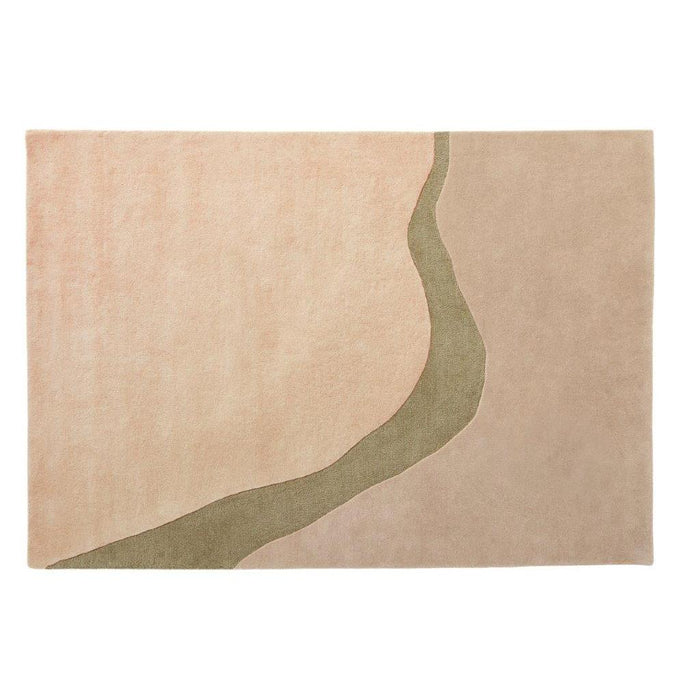 Vloerkleed 160x230 cm Organix 750 Khaki Wol-Rechthoekige vloerkleden-Brinker Carpets