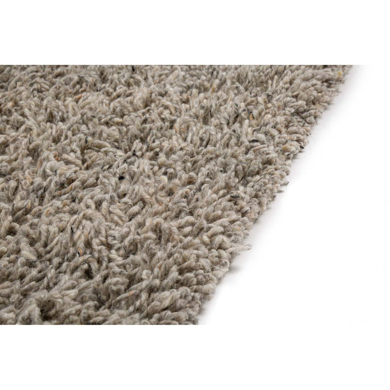 Vloerkleed 170x230 cm Berbero Lungo Natural Grey Wol-Rechthoekige vloerkleden-Brinker Carpets