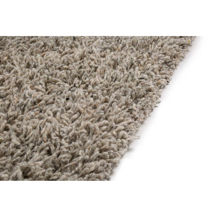 Vloerkleed 170x230 cm Berbero Lungo Natural Grey Wol-Rechthoekige vloerkleden-Brinker Carpets
