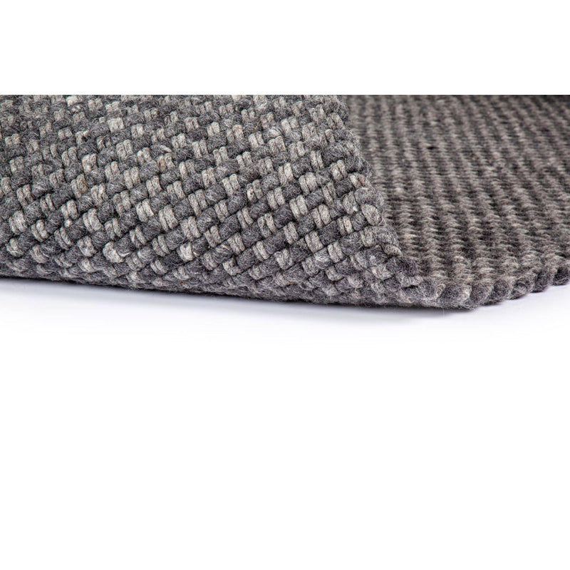 Vloerkleed 170x230 cm Burano Anthracite 614-604 Wol-Rechthoekige vloerkleden-Brinker Carpets