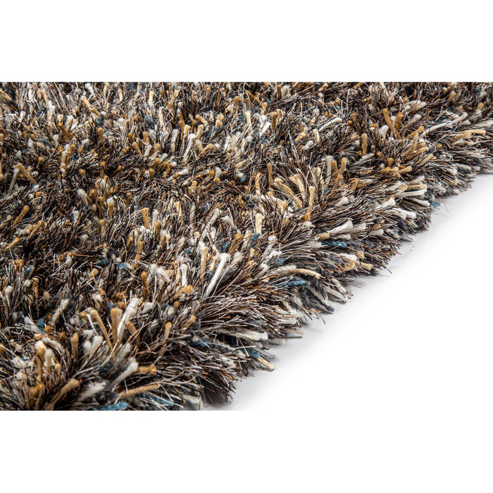 Vloerkleed 170x230 cm New Paulo Dark Blue/Bronze Polyester-Rechthoekige vloerkleden-Brinker Carpets