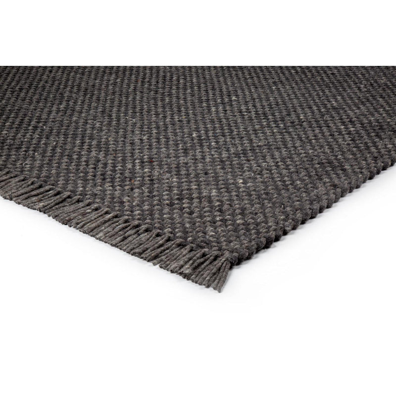 Vloerkleed 200x300 cm Burano Anthracite 614-604 Wol-Rechthoekige vloerkleden-Brinker Carpets