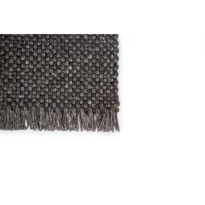 Vloerkleed 200x300 cm Burano Anthracite 614-604 Wol-Rechthoekige vloerkleden-Brinker Carpets