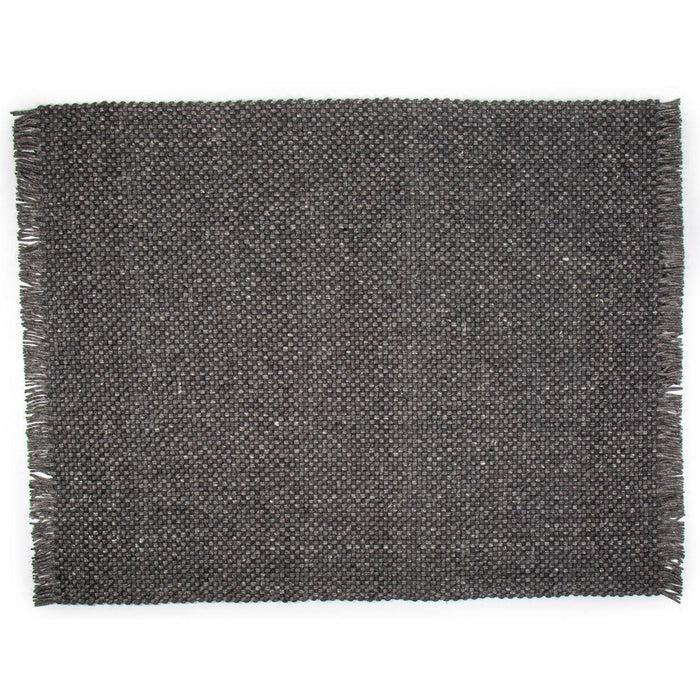 Vloerkleed 200x300 cm Burano Anthracite 614-604 Wol-Rechthoekige vloerkleden-Brinker Carpets