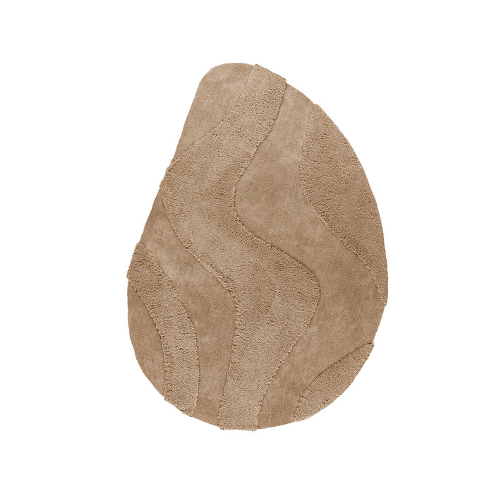 Vloerkleed 230x160 Rima Synthetisch Beige-Rechthoekige vloerkleden-LABEL51