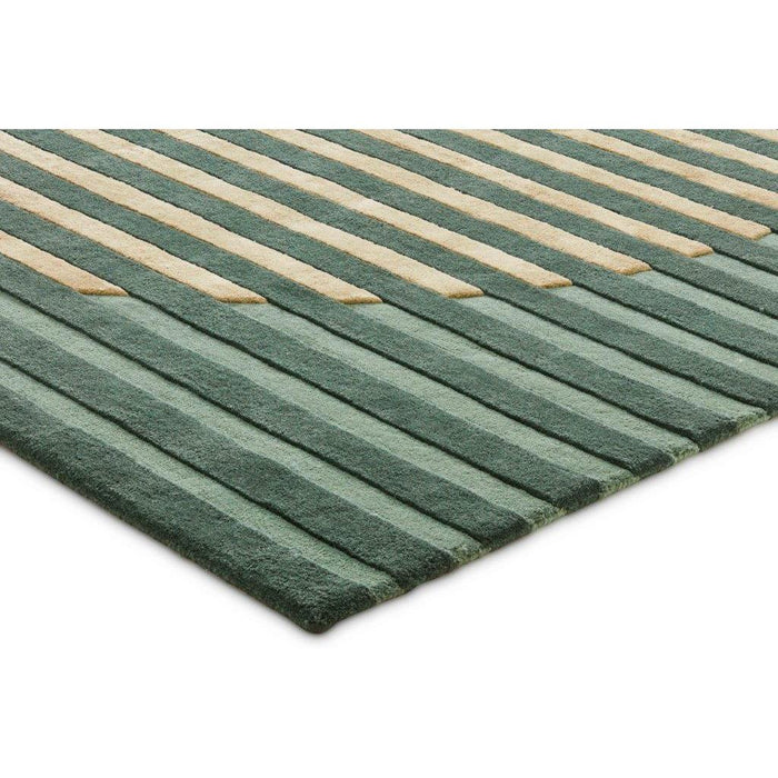 Vloerkleed 250x350 cm Fano Green Wol-Rechthoekige vloerkleden-Brinker Carpets