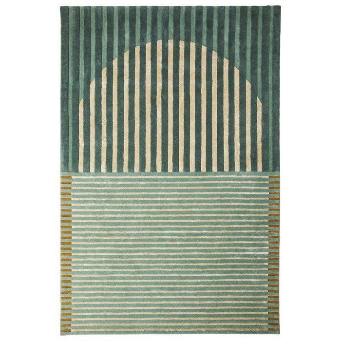 Vloerkleed 300x400 cm Fano Green Wol-Rechthoekige vloerkleden-Brinker Carpets