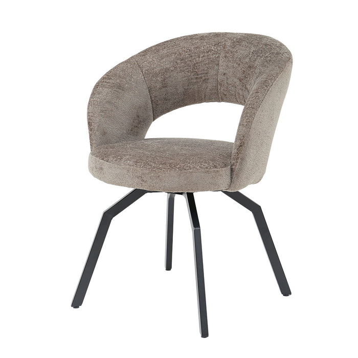 Vloerkleed Aranea Polyester Bruin 63x62 cm-Rechthoekige vloerkleden-PTMD