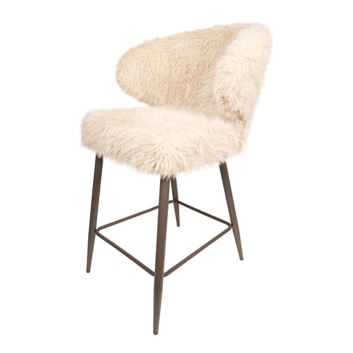 Vloerkleed Ares Polyester Beige 61x66 cm-Rechthoekige vloerkleden-PTMD