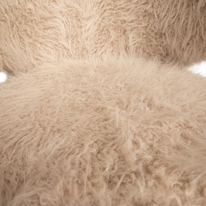 Vloerkleed Ares Polyester Beige 61x66 cm-Rechthoekige vloerkleden-PTMD
