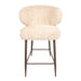 Vloerkleed Ares Polyester Beige 61x66 cm-Rechthoekige vloerkleden-PTMD