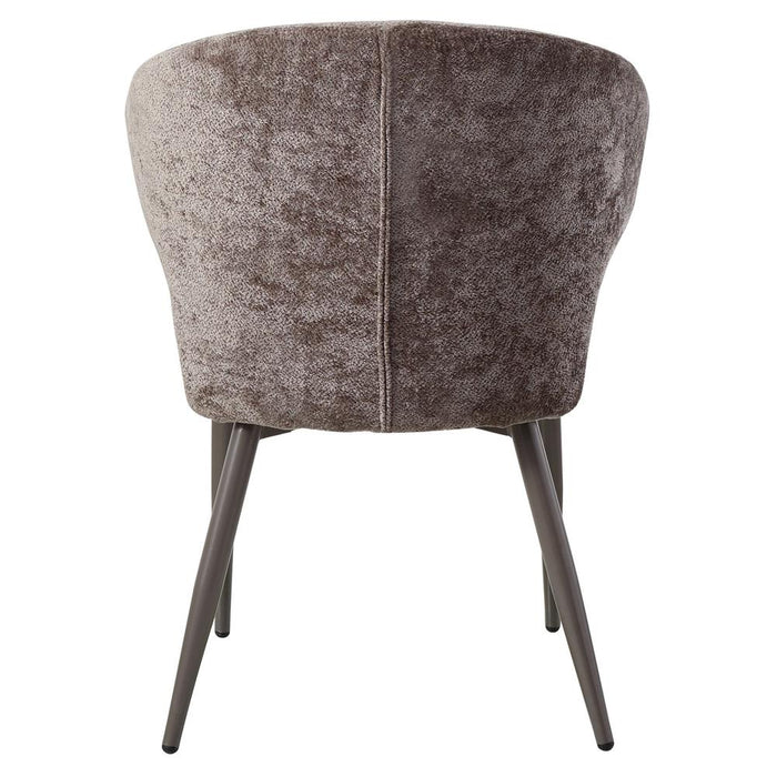 Vloerkleed Ares Polyester Bruin 60x60 cm 721537-Rechthoekige vloerkleden-PTMD