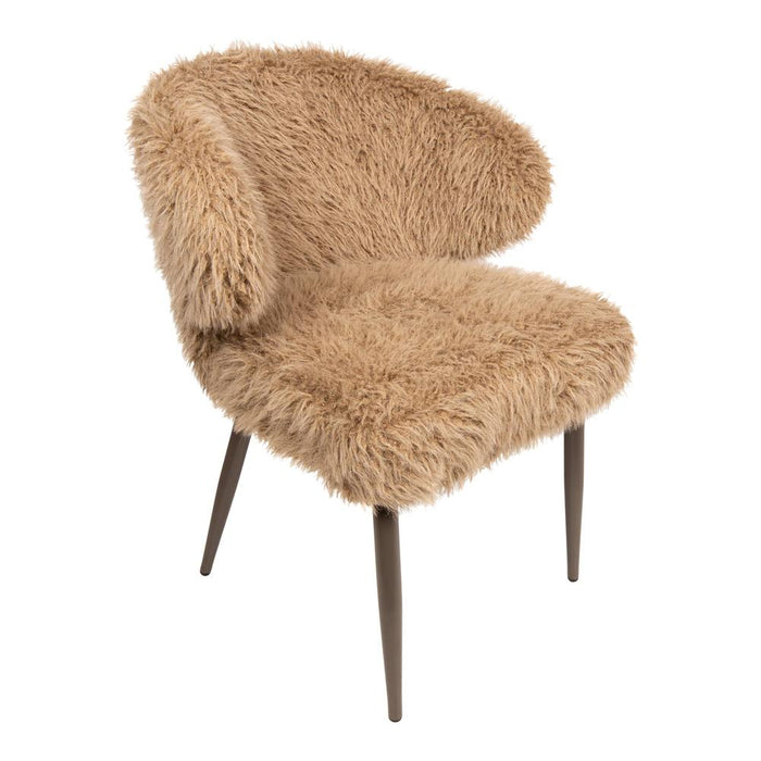 Vloerkleed Ares Polyester Bruin 61x61 cm-Rechthoekige vloerkleden-PTMD