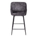 Vloerkleed Fal Polyester Donkergrijs 54x60 cm-Rechthoekige vloerkleden-PTMD