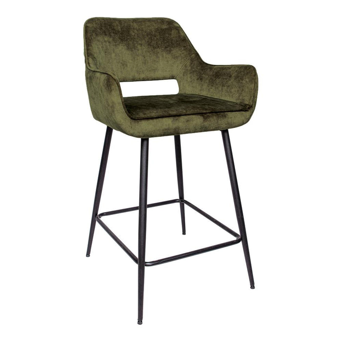 Vloerkleed Fal Polyester Zwart 54x60 cm 702020-Rechthoekige vloerkleden-PTMD