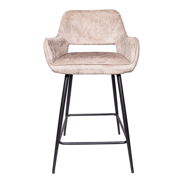 Vloerkleed Fal Polyester Zwart 54x60 cm 702536-Rechthoekige vloerkleden-PTMD