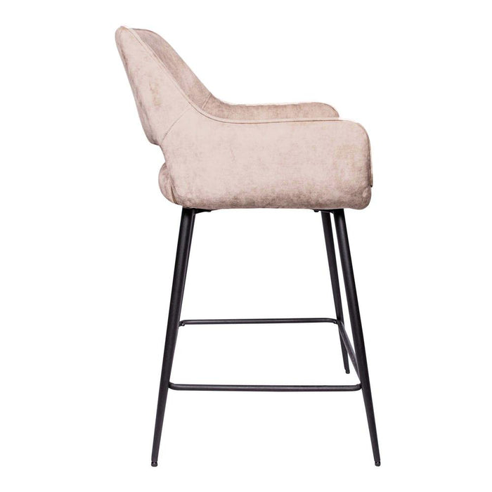 Vloerkleed Fal Polyester Zwart 54x60 cm 702536-Rechthoekige vloerkleden-PTMD