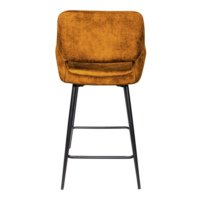 Vloerkleed Fal Polyester Zwart 54x60 cm 710058-Rechthoekige vloerkleden-PTMD