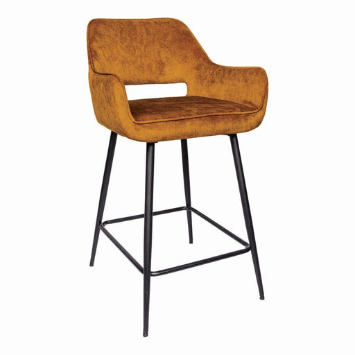 Vloerkleed Fal Polyester Zwart 54x60 cm 710058-Rechthoekige vloerkleden-PTMD
