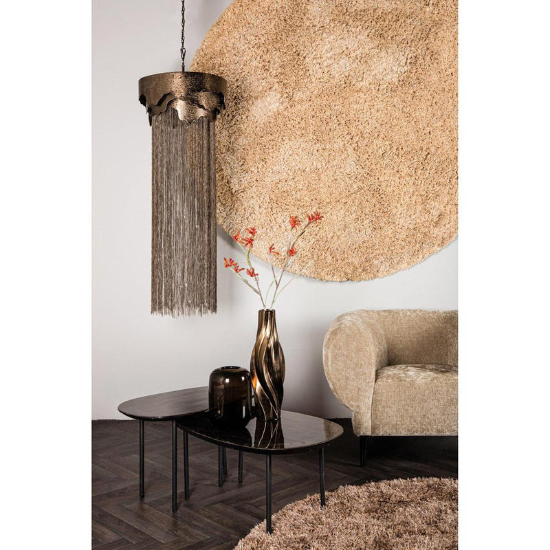 Vloerkleed Jups Beige 160x160 cm 716030-Rechthoekige vloerkleden-PTMD