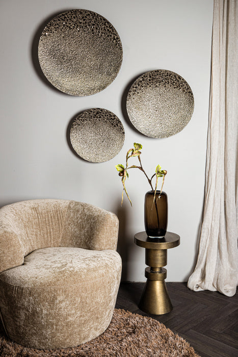 Vloerkleed Jups Beige 160x160 cm 716036