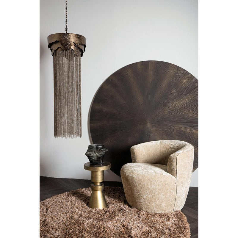 Vloerkleed Jups Beige 160x160 cm 716036-Rechthoekige vloerkleden-PTMD