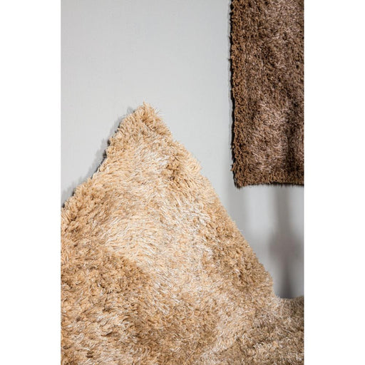 Vloerkleed Jups Beige Stof Handwoven Tapijt L-Rechthoekige vloerkleden-PTMD