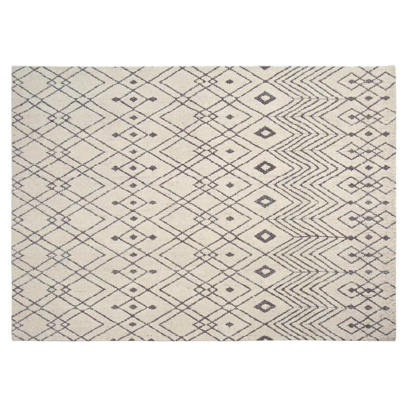 Vloerkleed Katoen Beige 200x290 cm-Rechthoekige vloerkleden-Brix