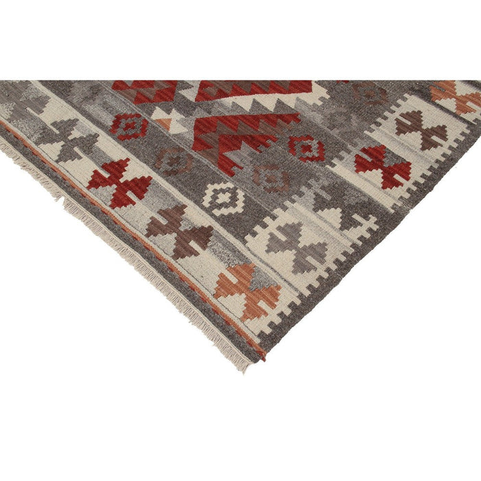 Vloerkleed Kilim Zagros Rd/Gr 230x160-Rechthoekige vloerkleden-Spits