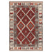 Vloerkleed Kilim Zagros Rd/Gr 230x160-Rechthoekige vloerkleden-Spits