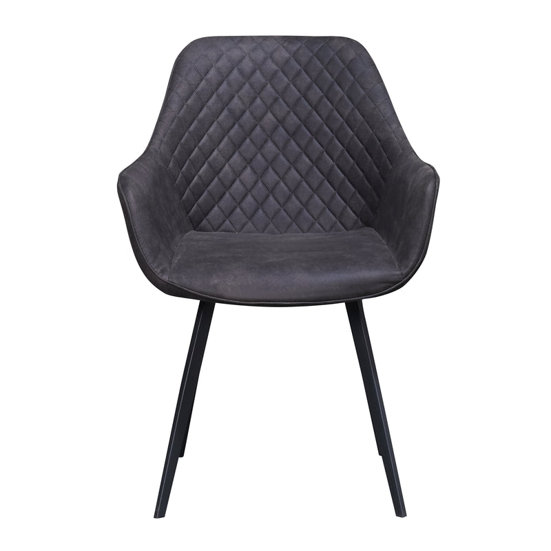 Vloerkleed Luca Antraciet Grijs 65x59 cm-Rechthoekige vloerkleden-Livingfurn
