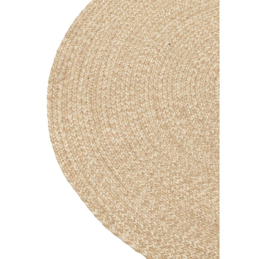 Vloerkleed Naturel Polyester M 150 cm 150x150x2 cm-Rechthoekige vloerkleden-J-Line