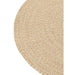 Vloerkleed Naturel Polyester M 150 cm 150x150x2 cm-Rechthoekige vloerkleden-J-Line