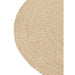 Vloerkleed Naturel Polyester S 120 cm 120x120x1 cm-Rechthoekige vloerkleden-J-Line