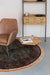 Vloerkleed Raz '160 Viscose Groen Ø160x0.26 cm-Rechthoekige vloerkleden-Creating Home