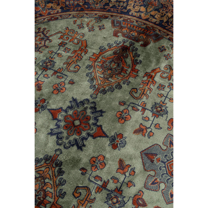 Vloerkleed Raz '160 Viscose Groen Ø160x0.26 cm