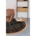 Vloerkleed Raz '160 Viscose Groen Ø160x0.26 cm-Rechthoekige vloerkleden-Creating Home
