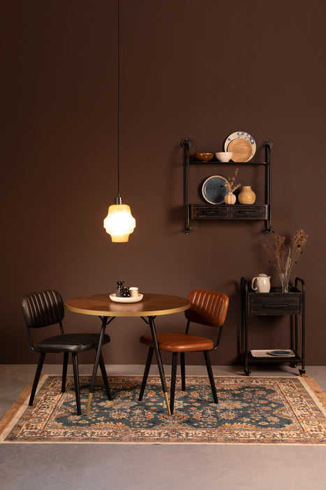Vloerkleed Raz 160x230 Viscose Camel 230x160 cm-Rechthoekige vloerkleden-Creating Home