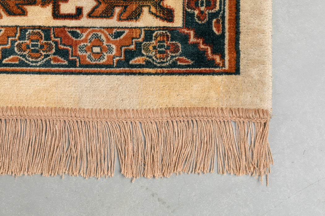 Vloerkleed Raz 160x230 Viscose Camel 230x160 cm-Rechthoekige vloerkleden-Creating Home