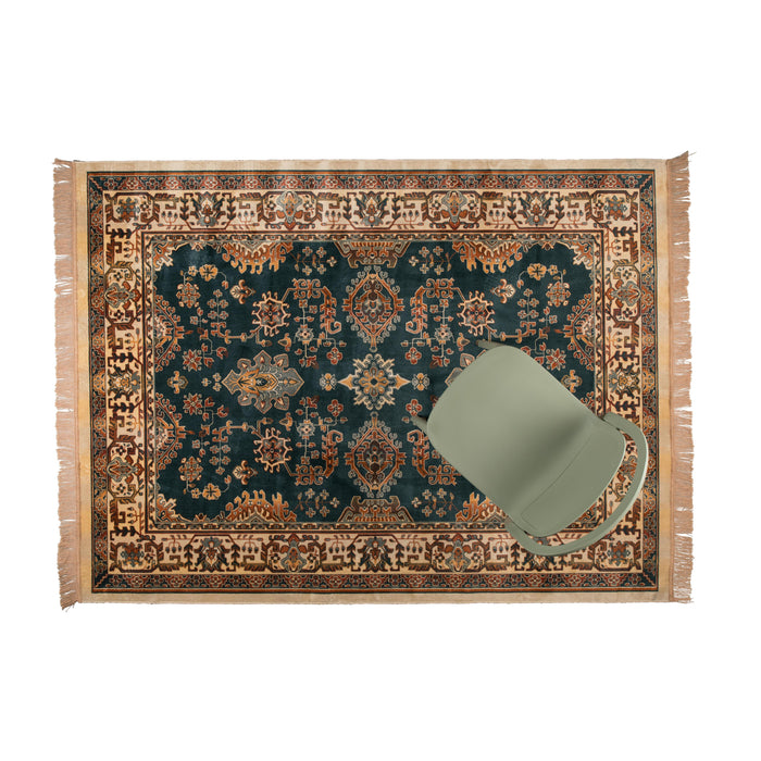Vloerkleed Raz 160x230 Viscose Camel 230x160 cm-Rechthoekige vloerkleden-Creating Home
